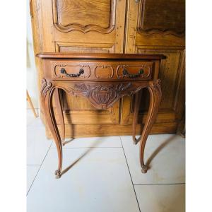 Louis XV Provencal Curved Console 