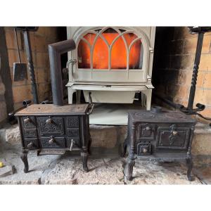 19th Century Miniature Cast Iron Cookers