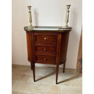 Half-moon Directoire Chest Of Drawers In Mahogany 