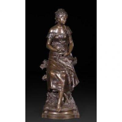  Grand bronze  d'Auguste Moreau (1834-1917)  