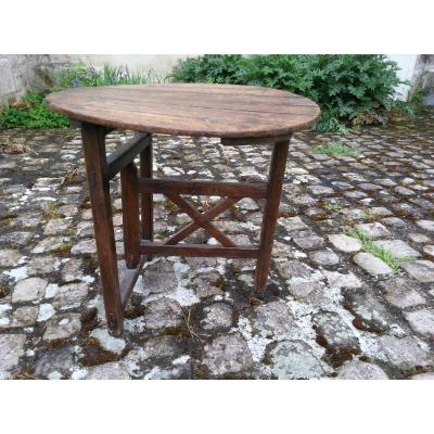 Vigneron Table. Picardie. Oak. 19th.
