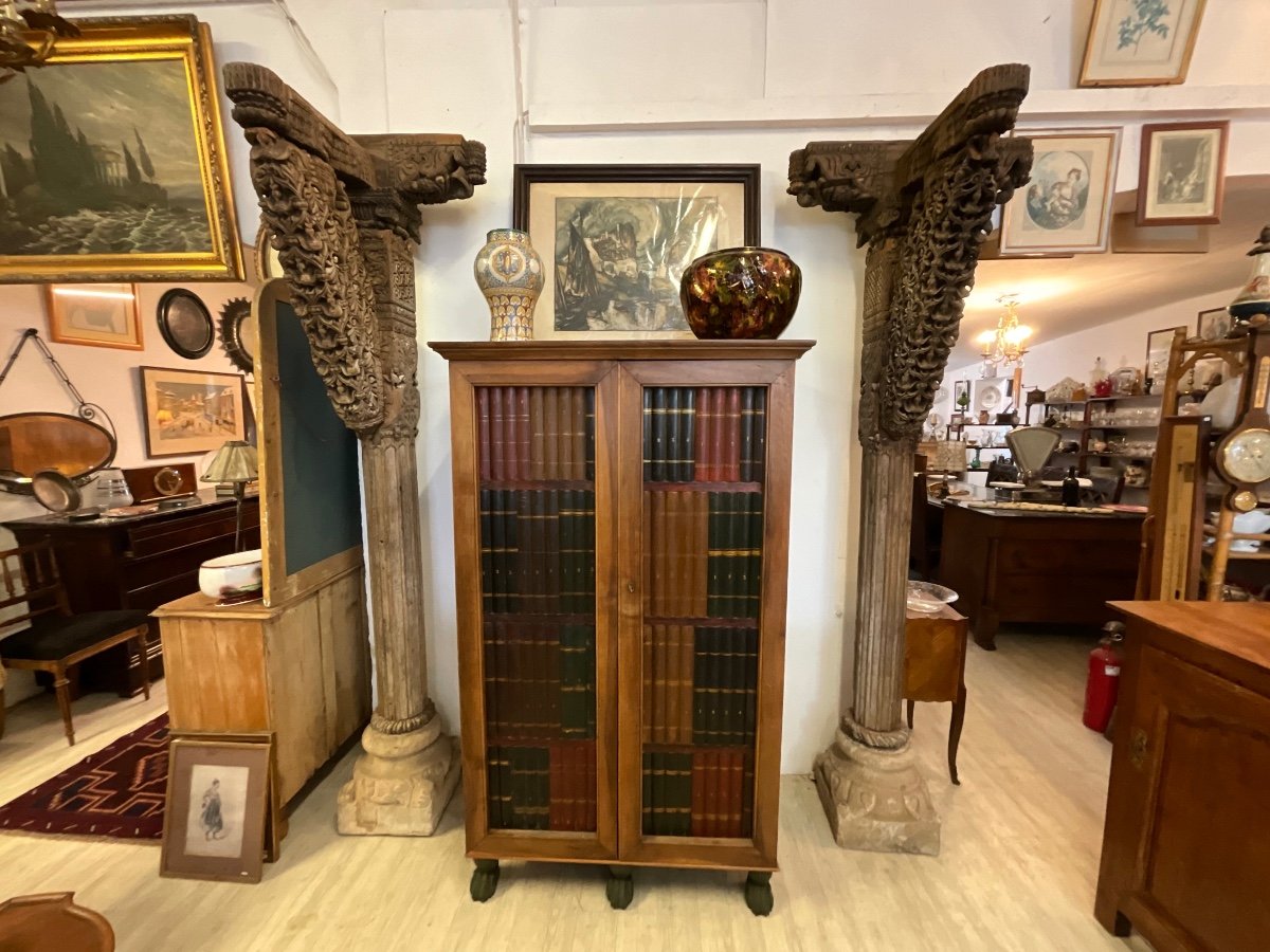 Pair Of Large Indian Columns