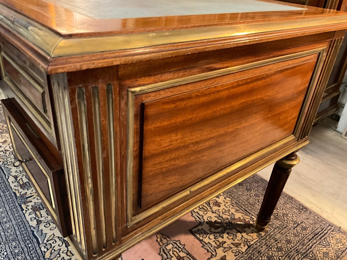 Louis XVI Style Desk And Display Cabinet Set-photo-7