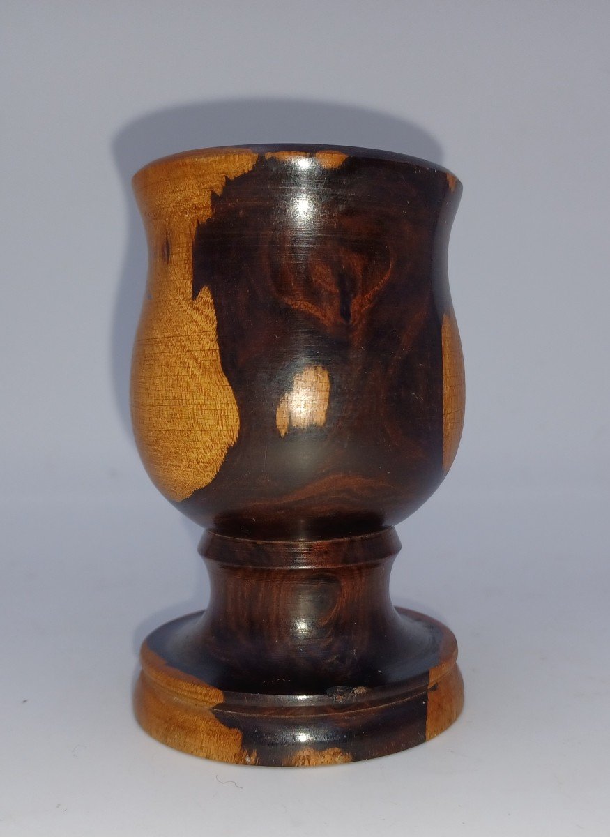 Old Gaiac Wood Goblet-photo-3