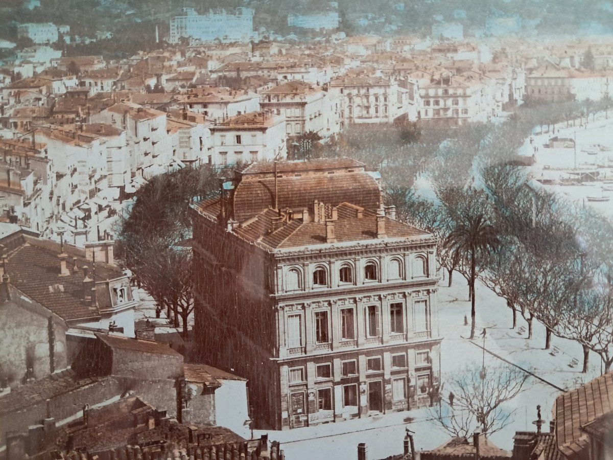 Large Panorama Of Cannes, Around 1900, By Giletta-photo-3