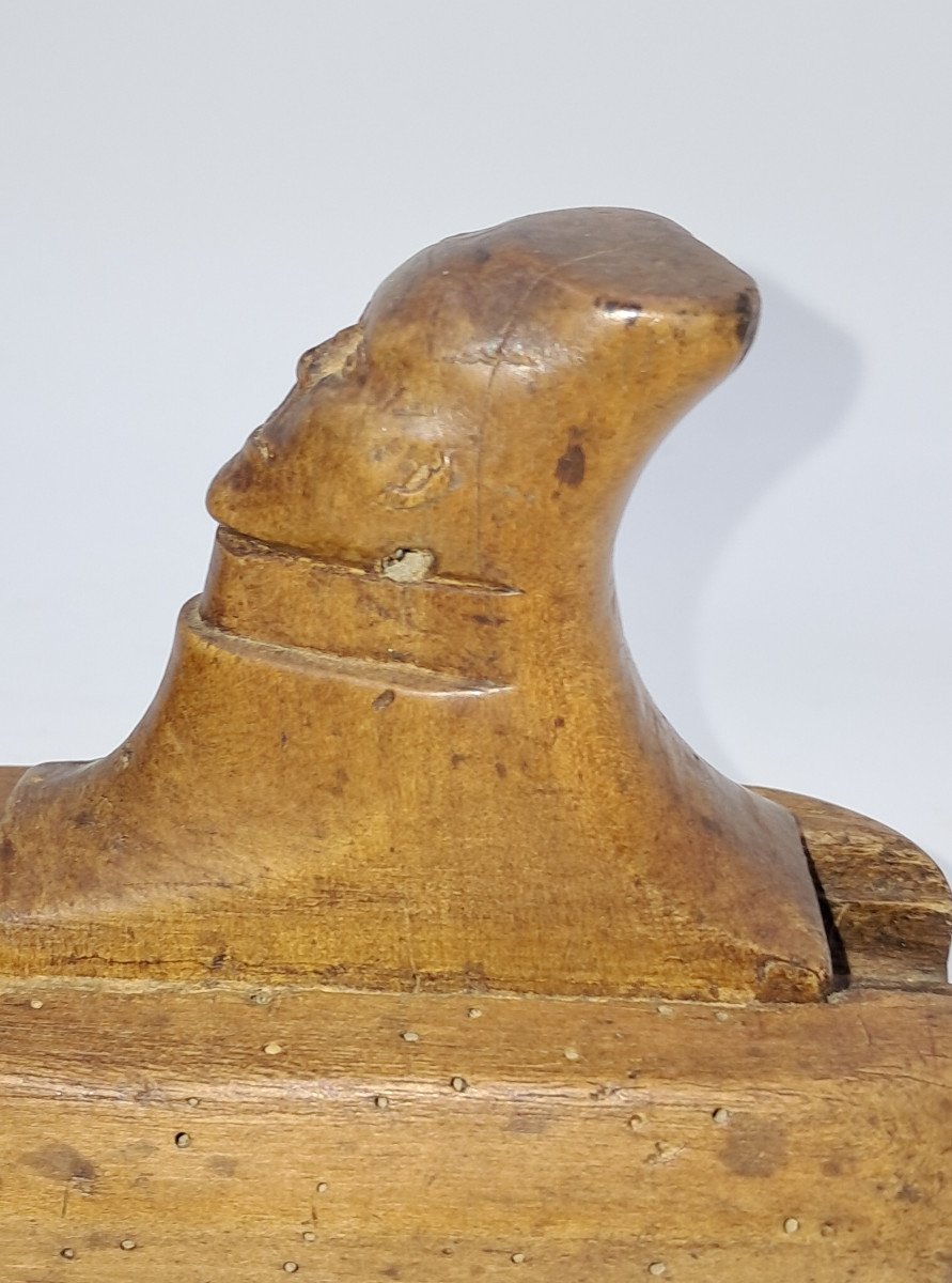 Plane Whose Horn Represents A Man's Head, 19th Century, Folk Art-photo-4