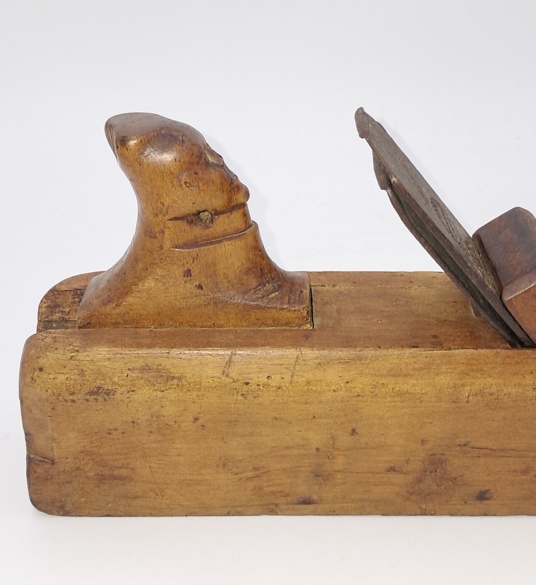 Plane Whose Horn Represents A Man's Head, 19th Century, Folk Art-photo-2