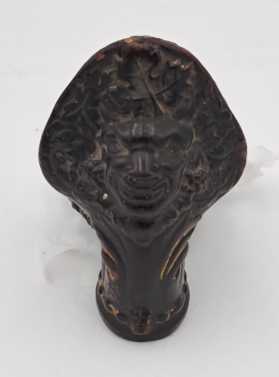 Pipe Bowl, Bearded Man And Faun's Head (gambier, Jacob)-photo-4