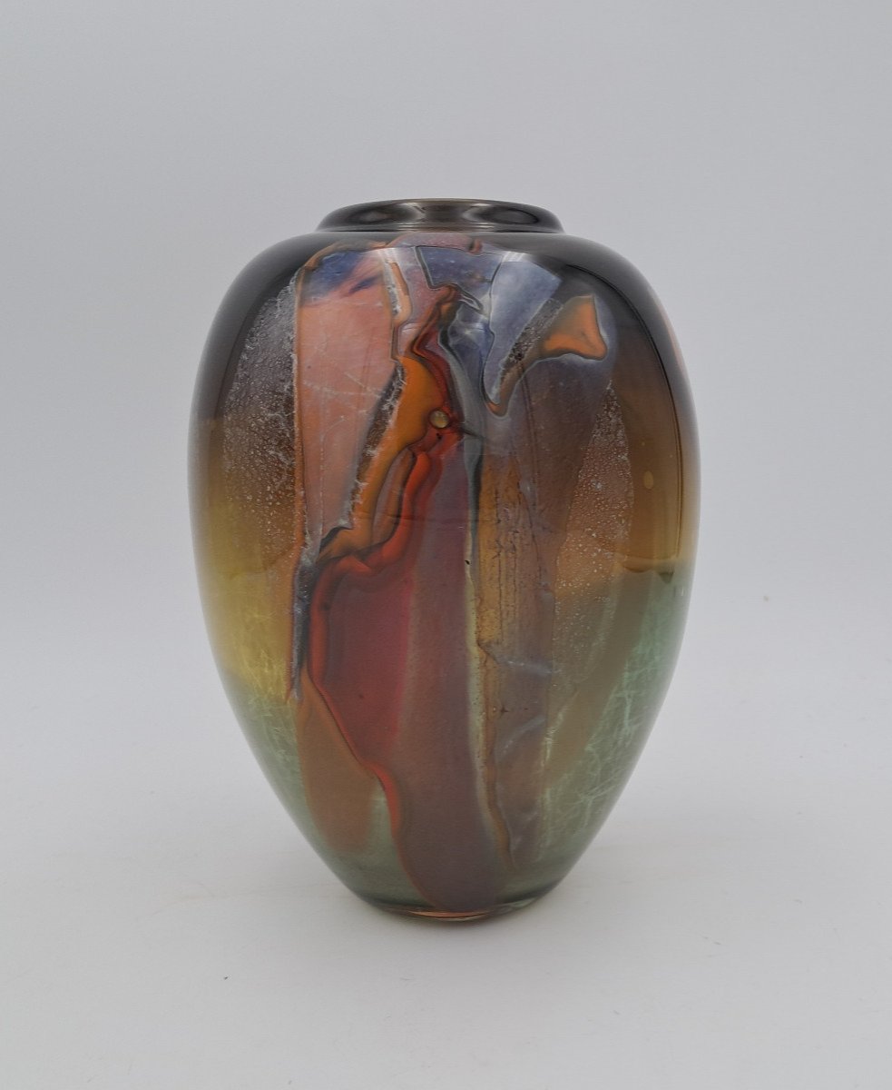 Vase Signed Claude Monod (1944-1990)