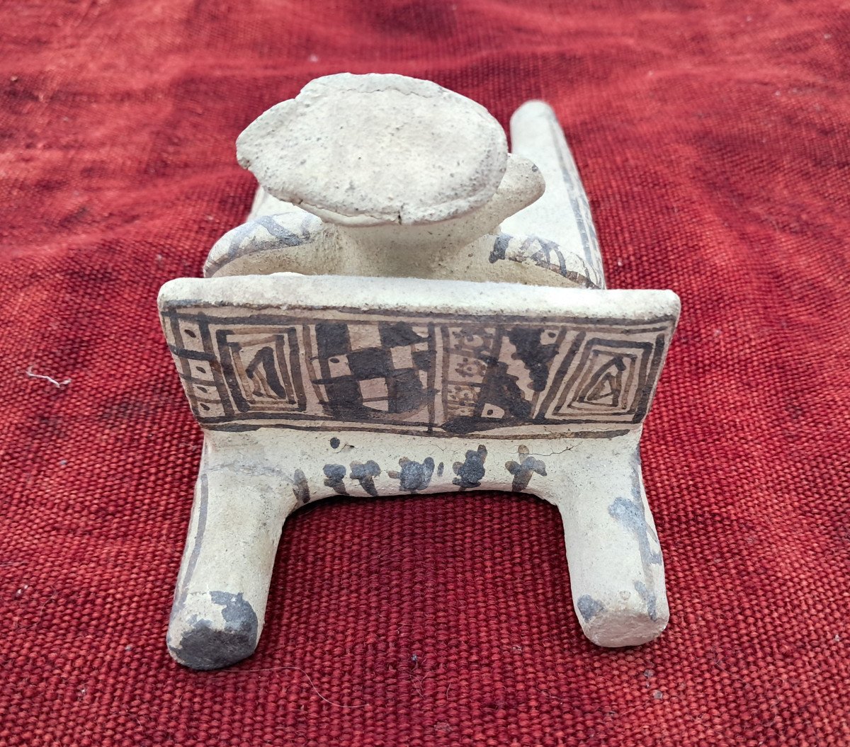 Dignitary On A Sedan Chair, Chancay, Peru, 1100 - 1400 Ad-photo-4