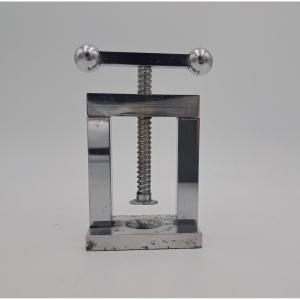 Jacques Adnet, Modernist Nutcrackers In Chromed Metal