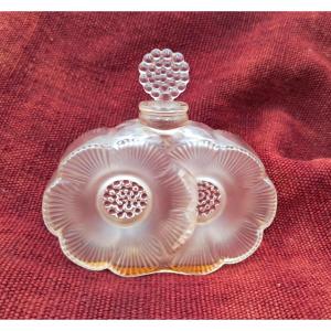 Lalique France Bottle, "two Flowers"