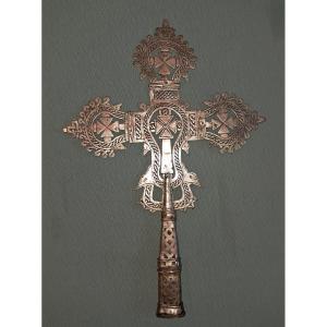 Large Coptic Processional Cross, Ethiopia