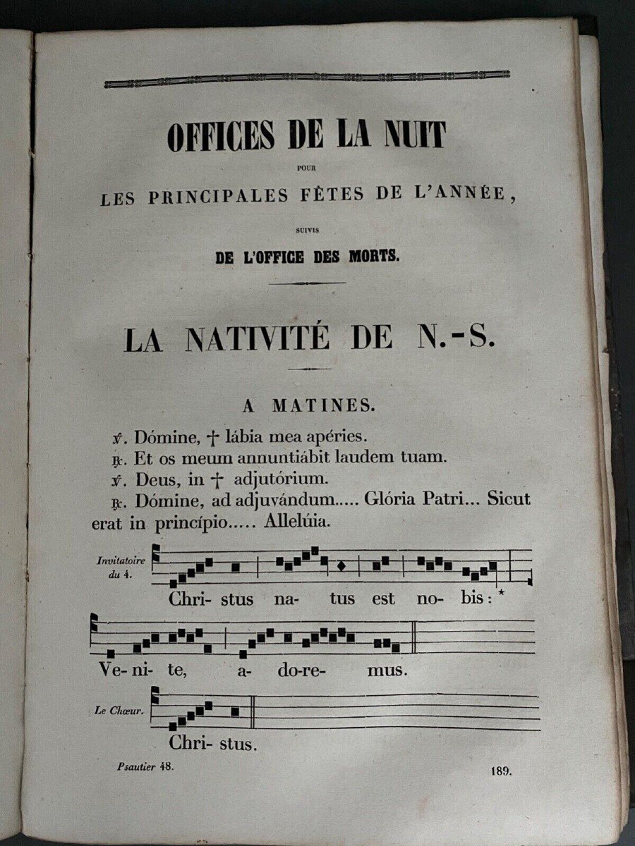 Livre Psautier Diocèse de Nantes J.-F. de Hercé Imp. Bourgine 1847-photo-8