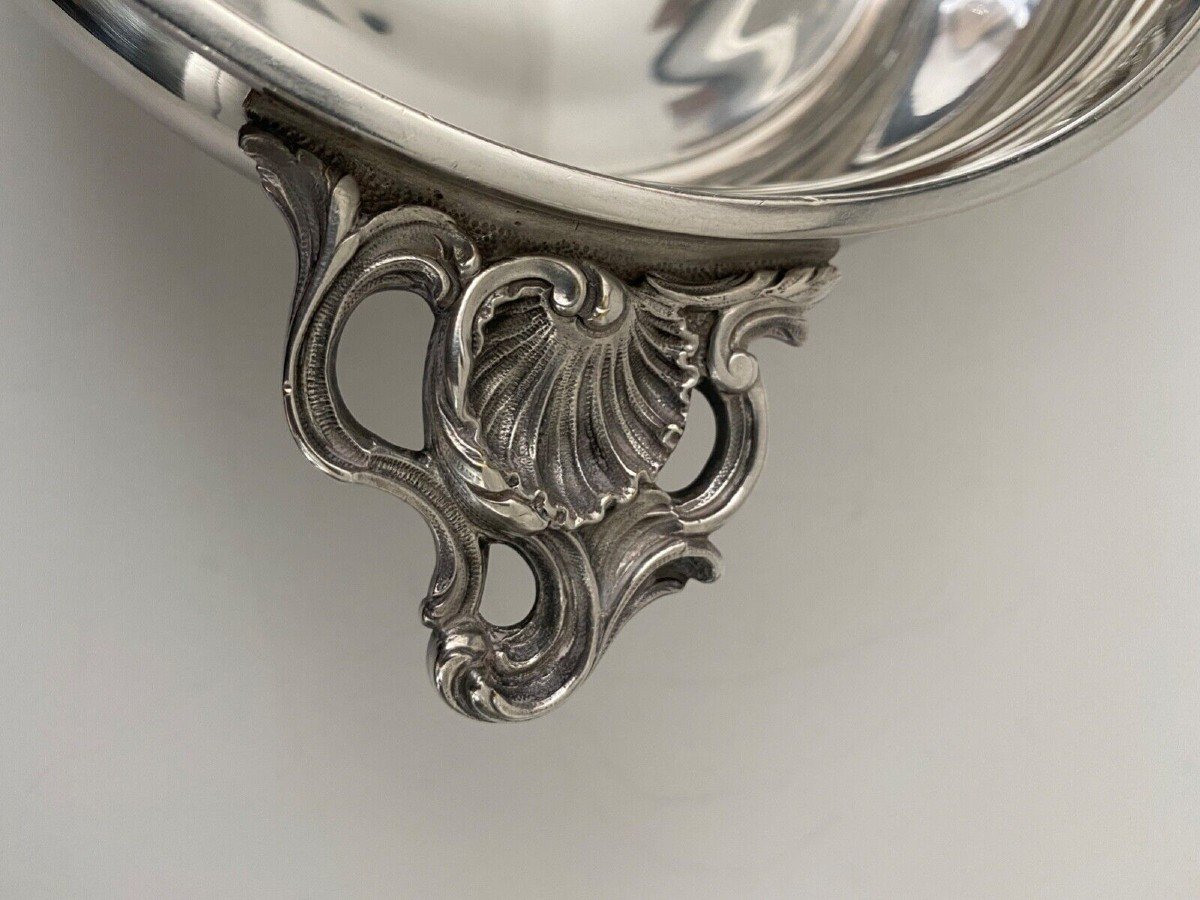 Vegetable Dish In Silver Metal 1900 Artichoke Grip Louis XV Handles-photo-6