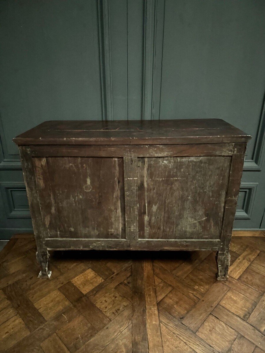 Chinese Lacquer Chest Of Drawers Decorated With Dragon Late 19th Century-photo-7