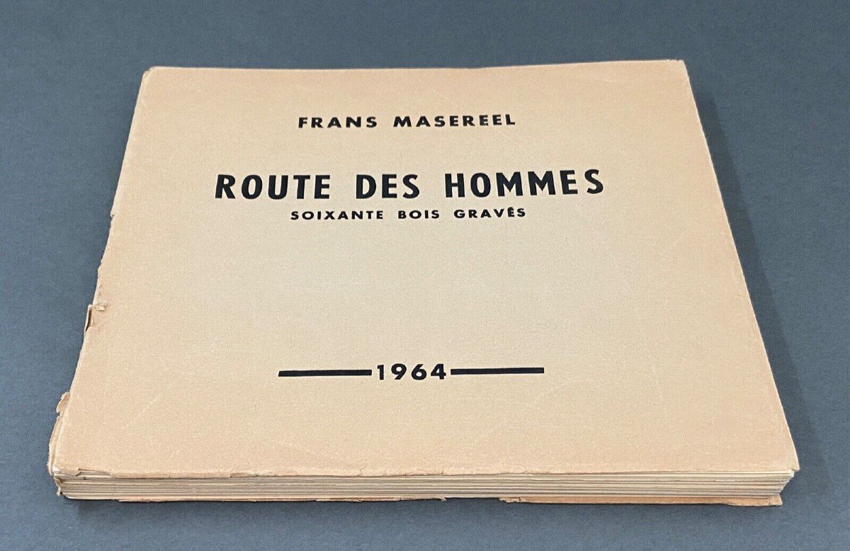 Route des Hommes Soixante Bois Gravés par Frans Masereel 1964 n°44 Zurich-photo-2