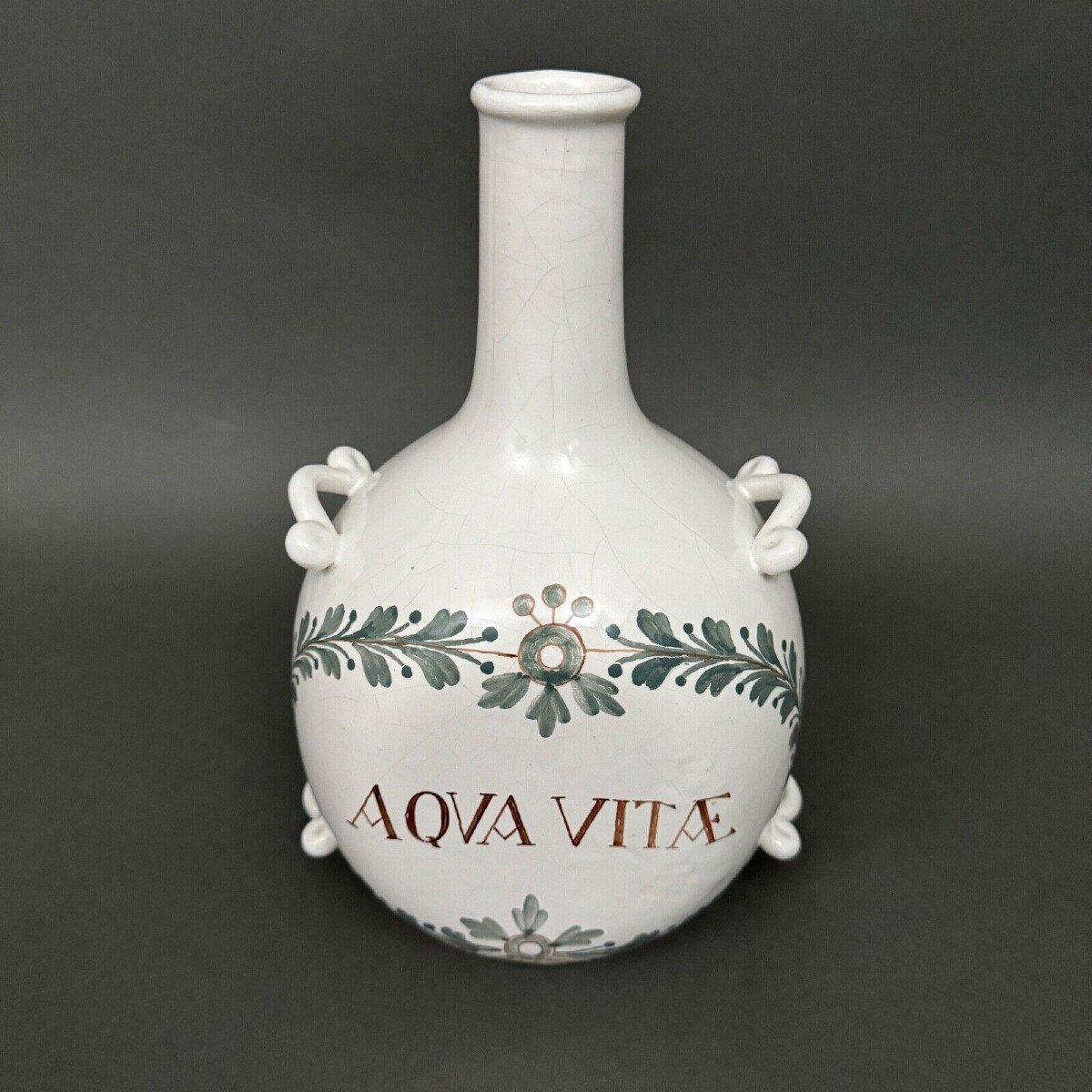 Aqua Vitae Pharmacy Bottle 19th Century-photo-2