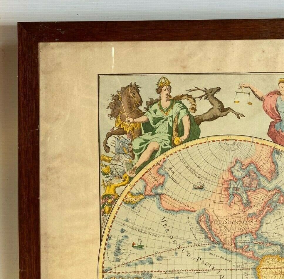 World Map Elwe 1792 Description Of The Terrestrial & Aquatic Globe Amsterdam-photo-3