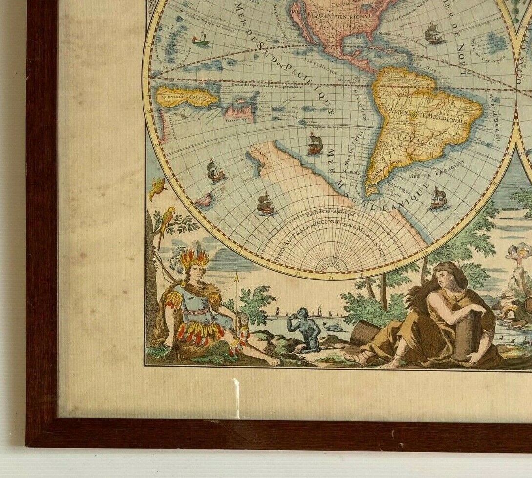 World Map Elwe 1792 Description Of The Terrestrial & Aquatic Globe Amsterdam-photo-2