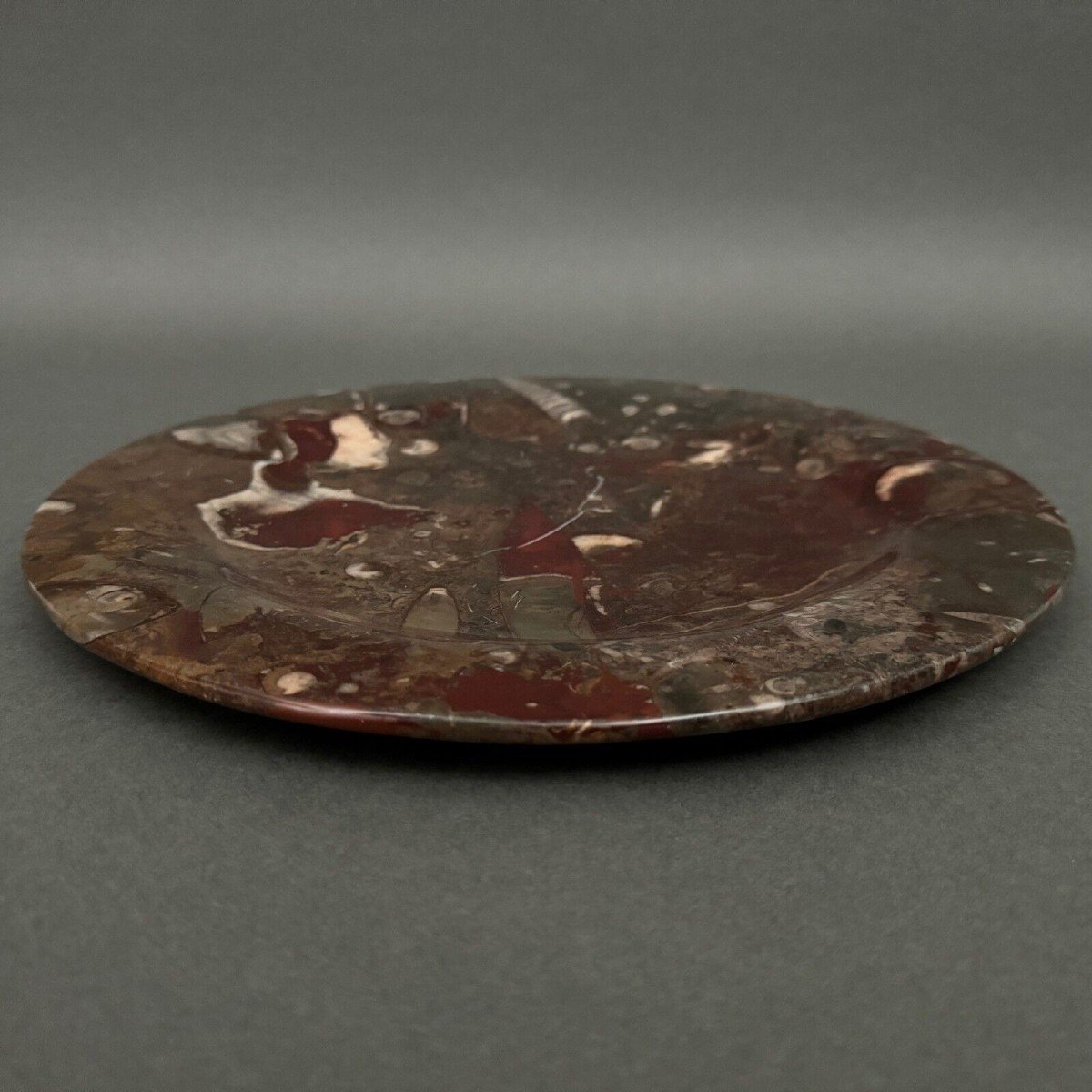 Marble Presentation Dish With Fruit Bowl From The Early 20th Century-photo-4