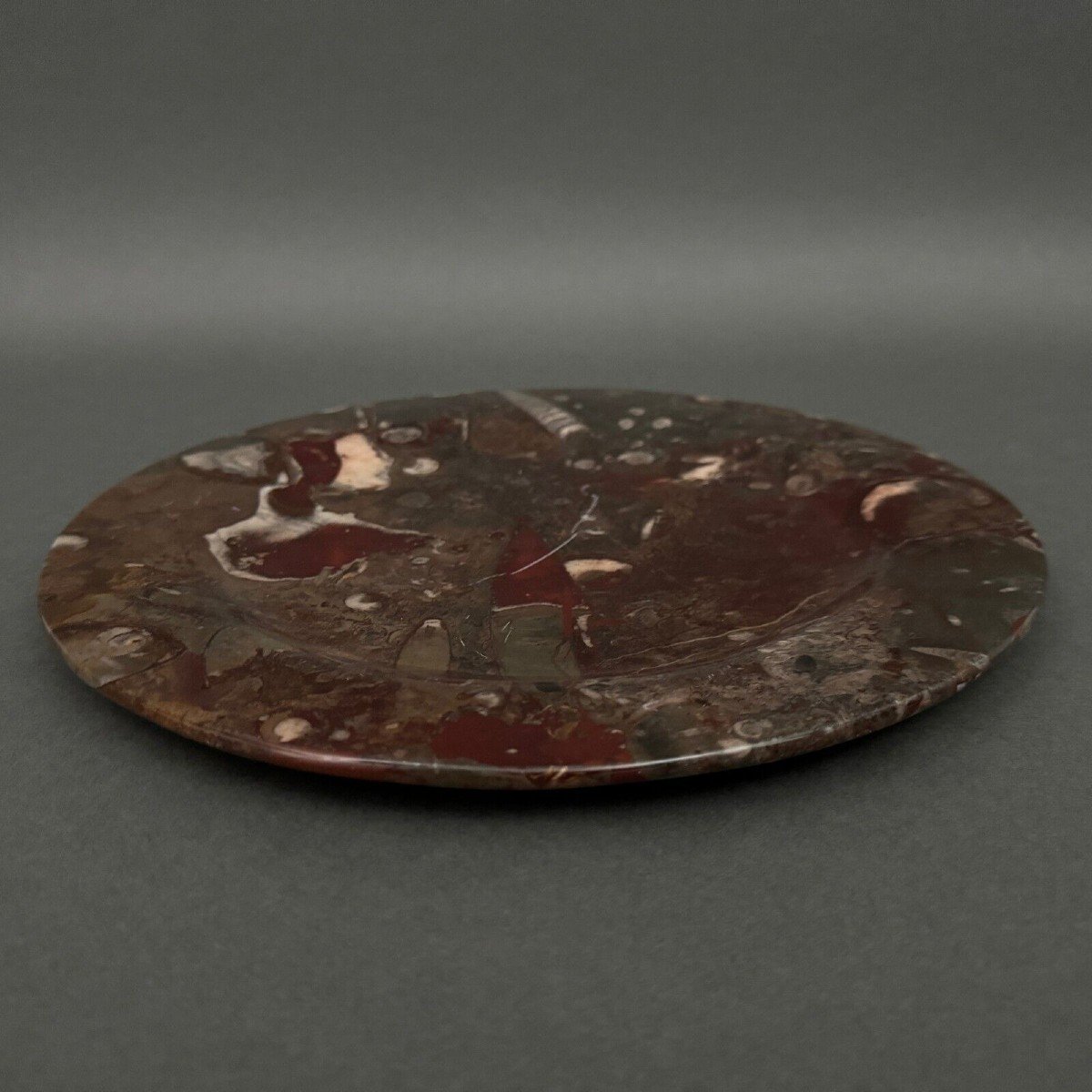 Marble Presentation Dish With Fruit Bowl From The Early 20th Century