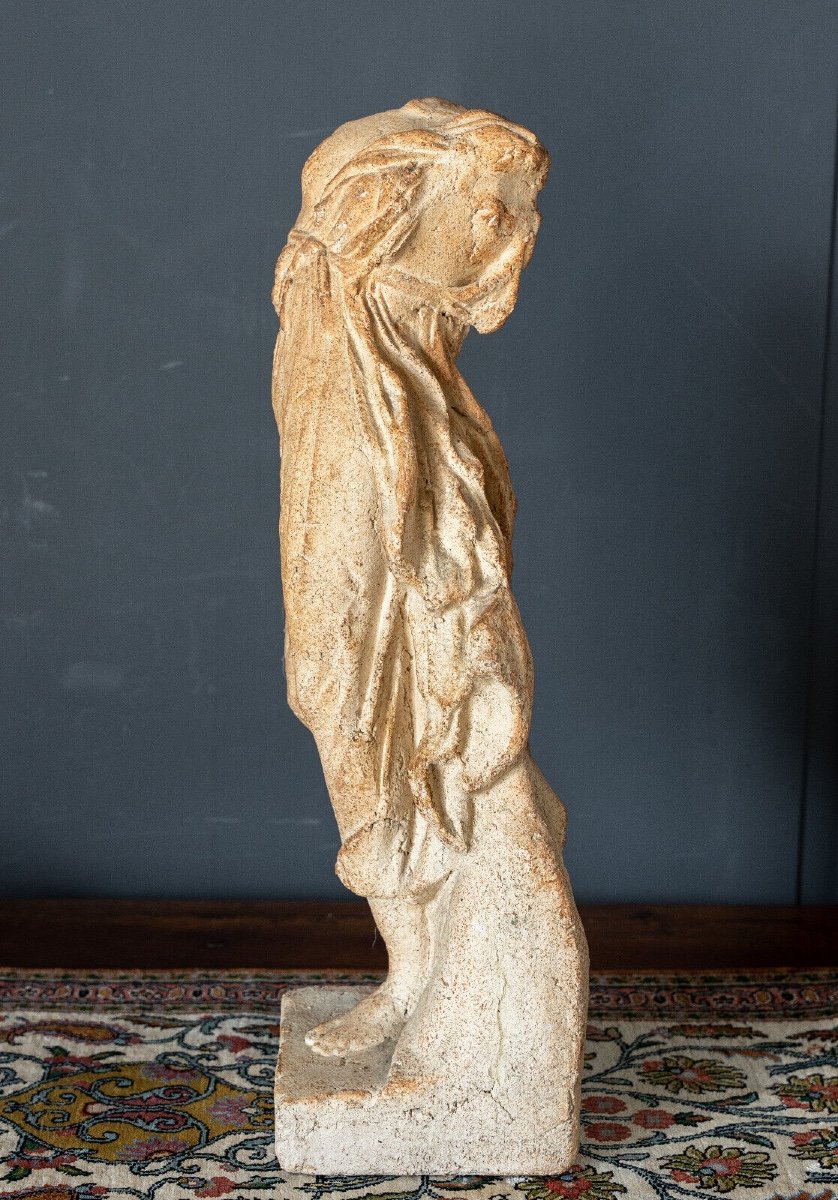 Statue de femme danseuse à l'Antique modelage atelier Michel Caryl Provence-photo-3