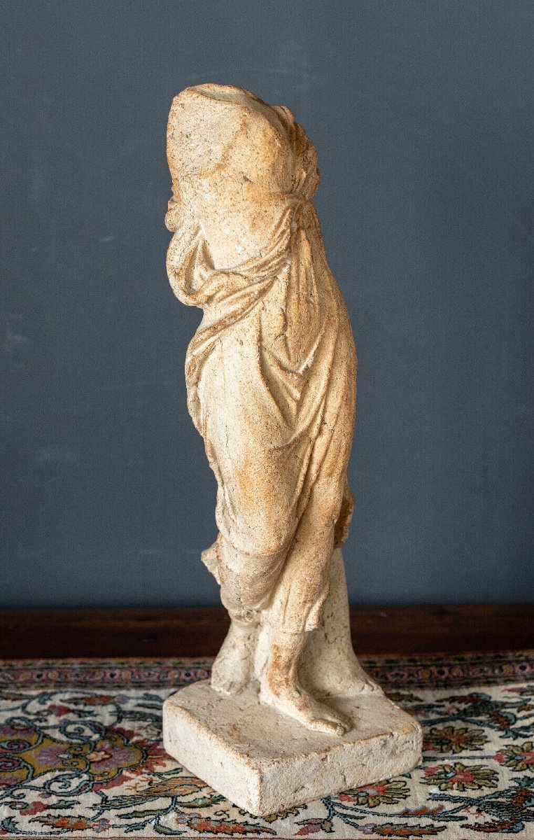 Statue de femme danseuse à l'Antique modelage atelier Michel Caryl Provence-photo-3