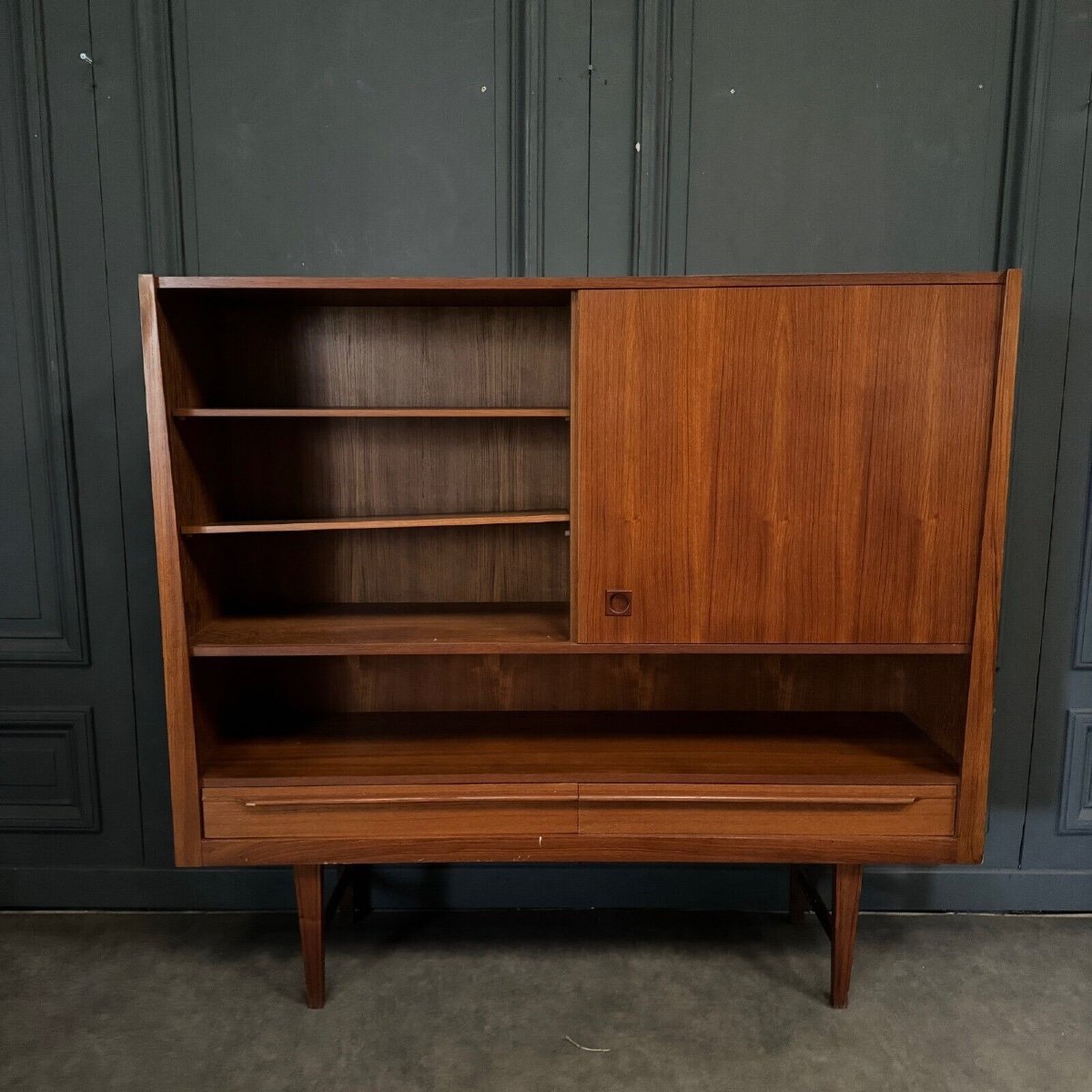 Scandinavian Teak Sideboard 20th Century-photo-2