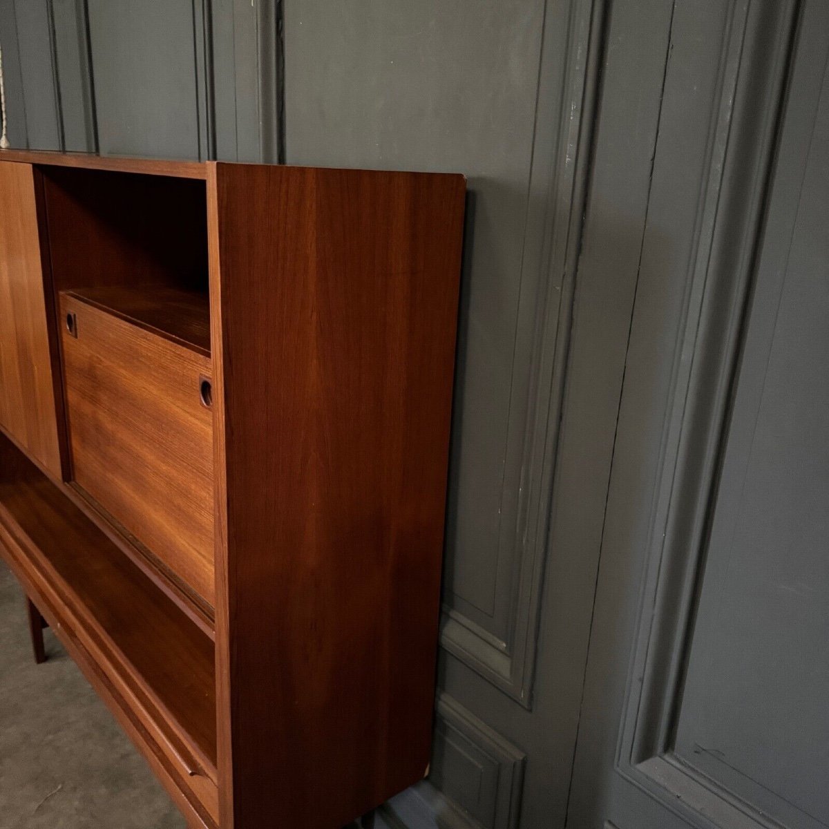 Scandinavian Teak Sideboard 20th Century-photo-3