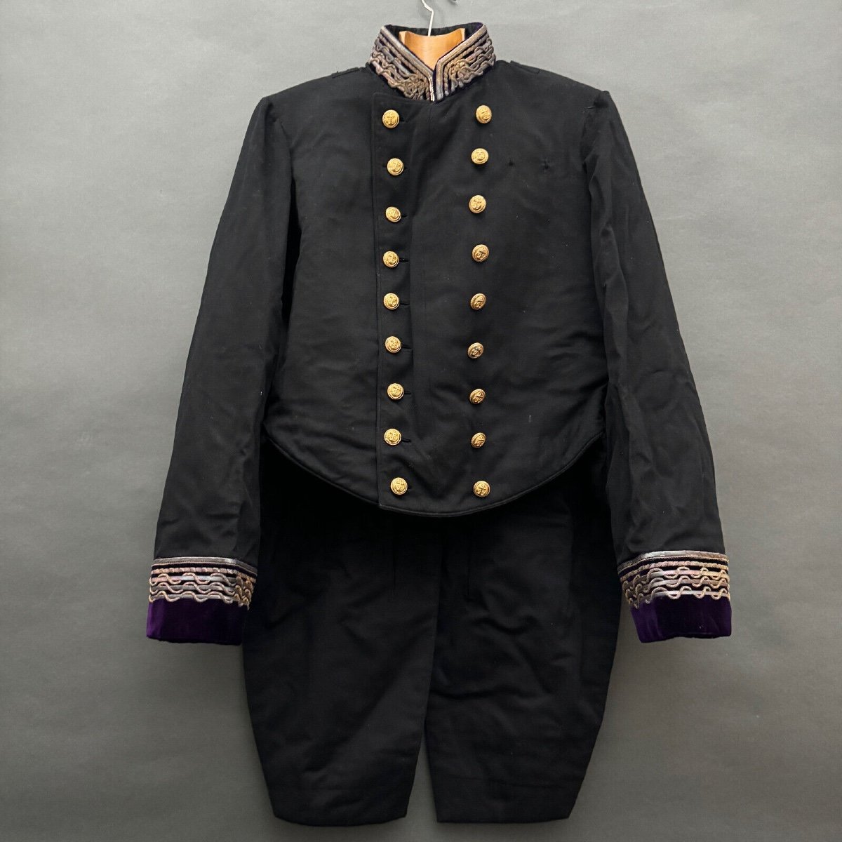 Third Republic Naval Officer's Outfit, Jacket, Trousers, Waistcoat, Belt-photo-3