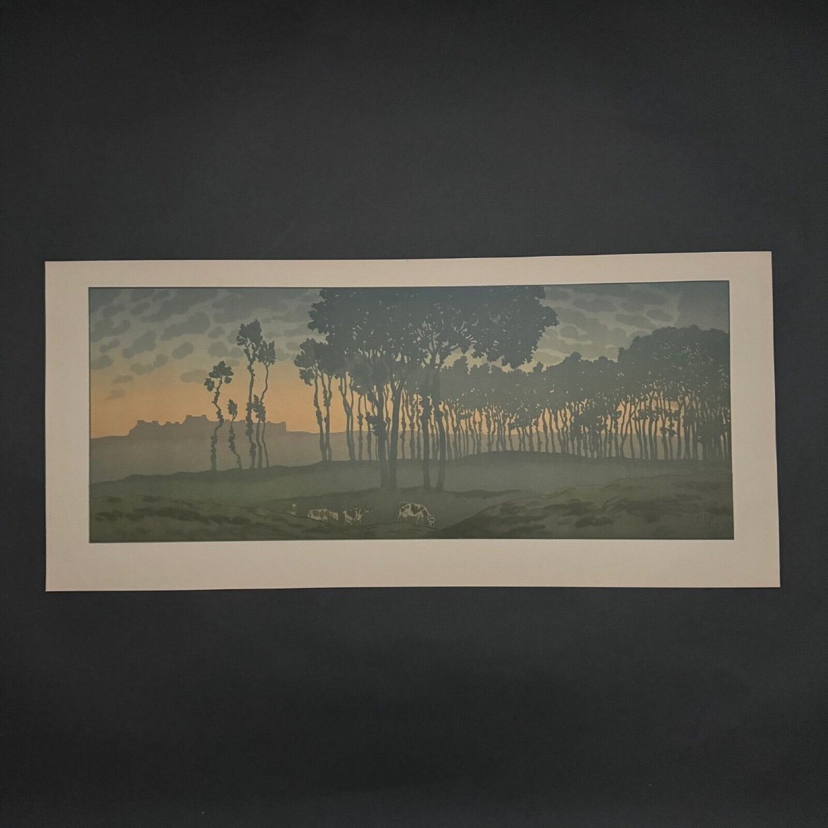 Lithograph By Henri Rivière The Magic Of The Hours - Dawn-photo-1