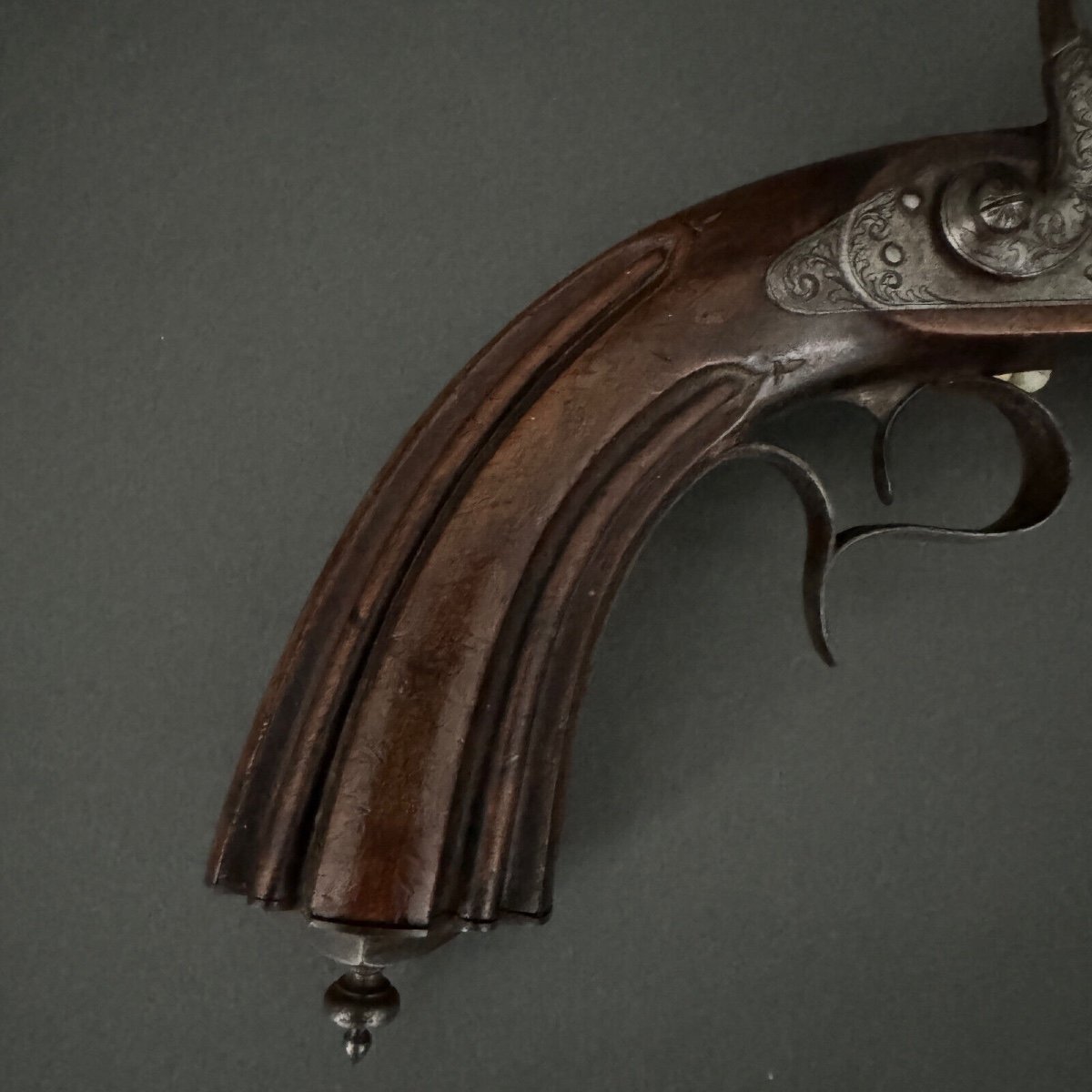 Pair Of Dueling Pistols From The First Half Of The 19th Century-photo-4