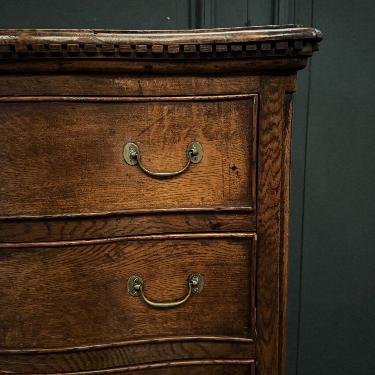 Louis XV-louis XVI Transition 18th Century Oak Chest Of Drawers With 7 Drawers-photo-6