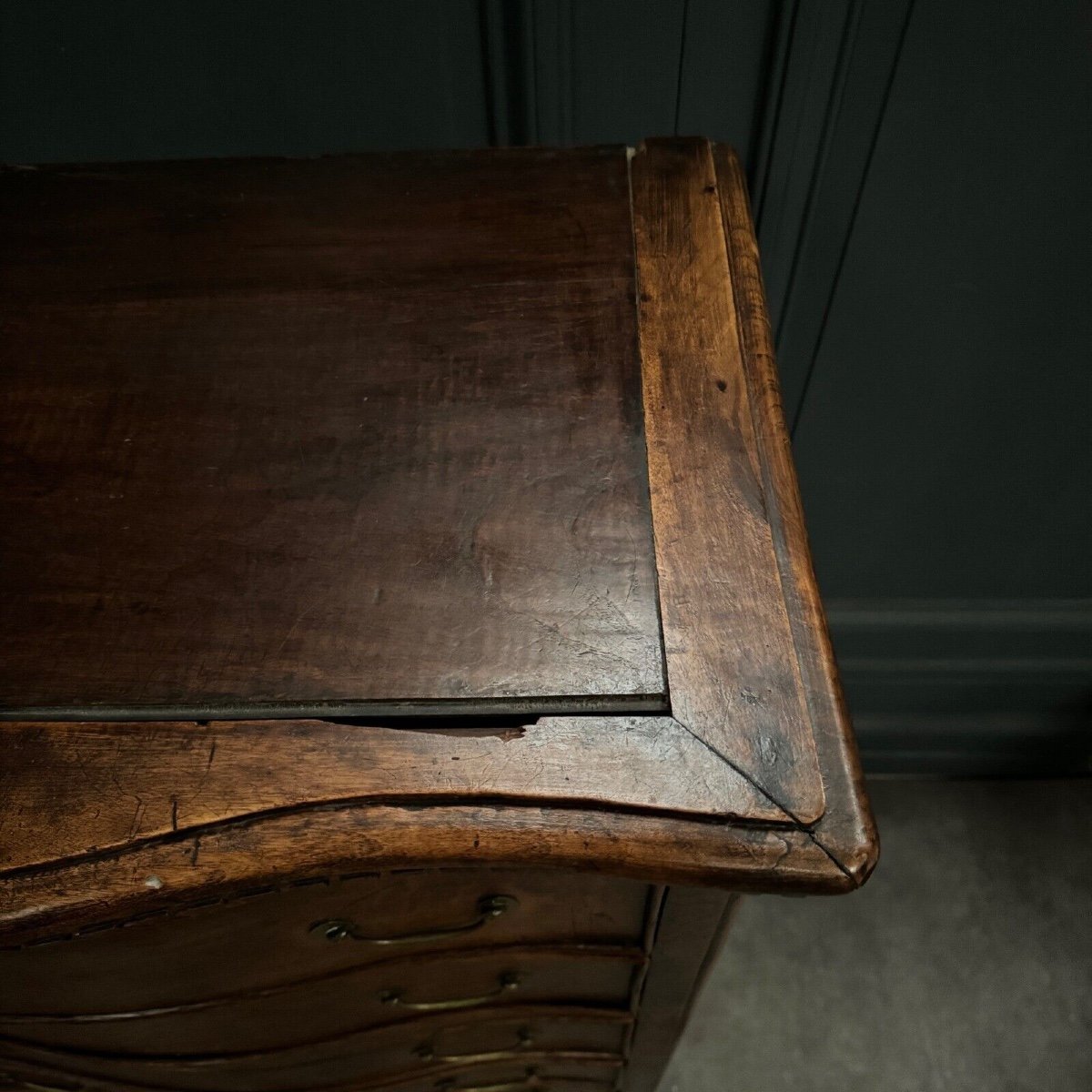 Louis XV-louis XVI Transition 18th Century Oak Chest Of Drawers With 7 Drawers-photo-8