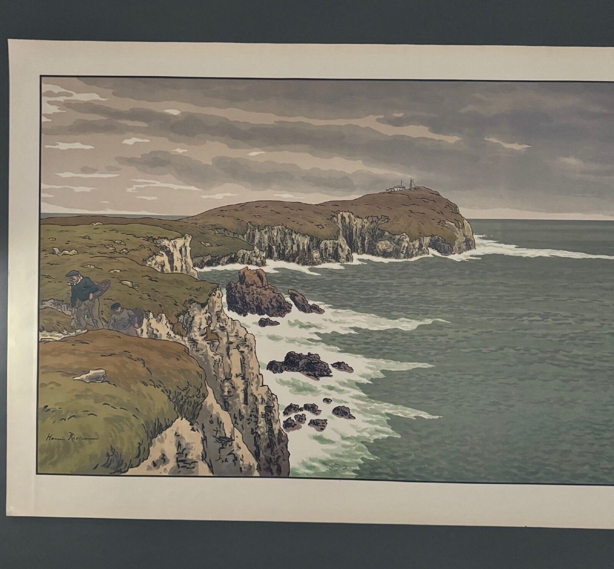 Lithographie par Henri Rivière Les Aspects De La Nature - Le Cap-photo-1