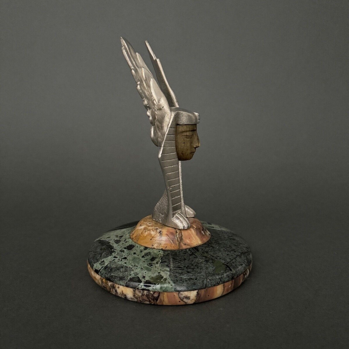 Bronze Winged Sphinx Car Mascot 1930 By Sertorio-photo-4