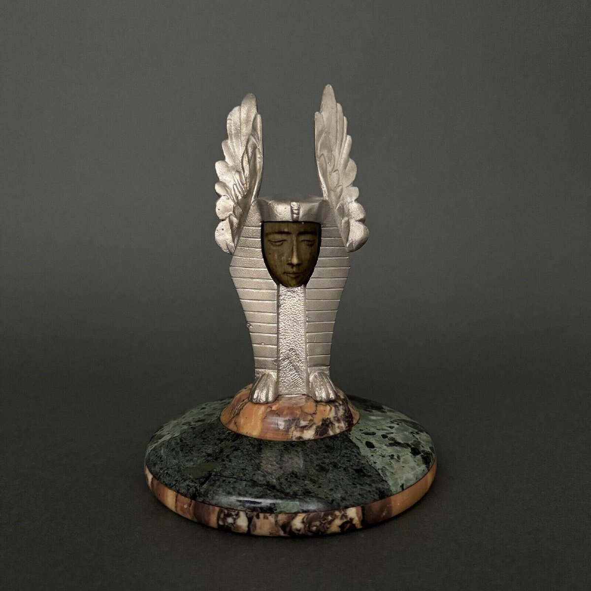 Bronze Winged Sphinx Car Mascot 1930 By Sertorio