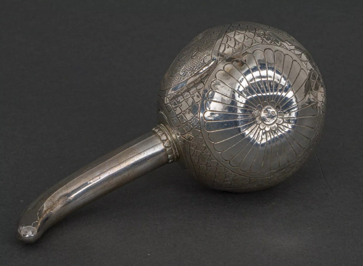 Kovsh Russian Silver Calabash Goblet 1900-photo-3