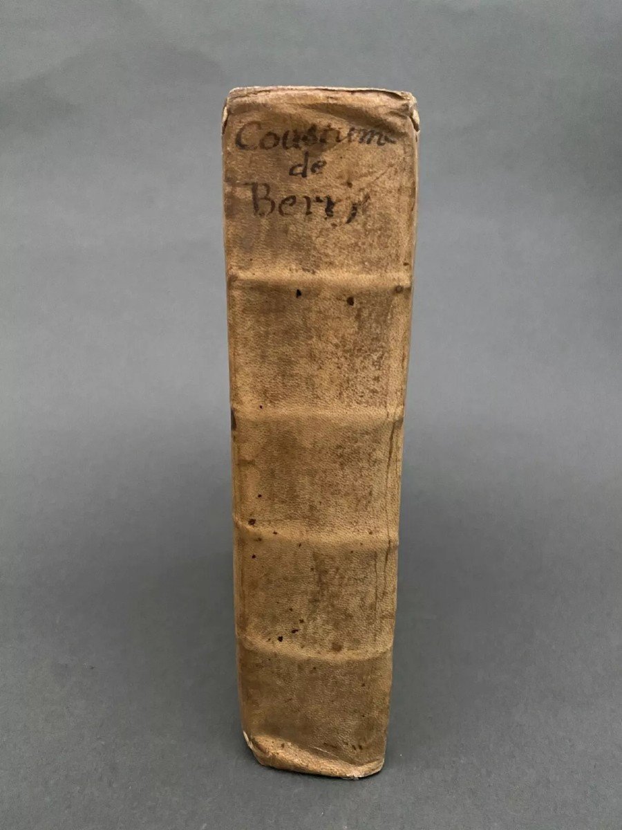 Book Customs Of The Countries And Duchy Of Berry Gabriel Labbé De Montueron 1607-photo-2