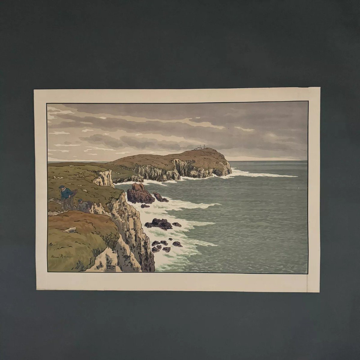 Lithographie par Henri Rivière Les Aspects de la Nature - Le Cap-photo-3