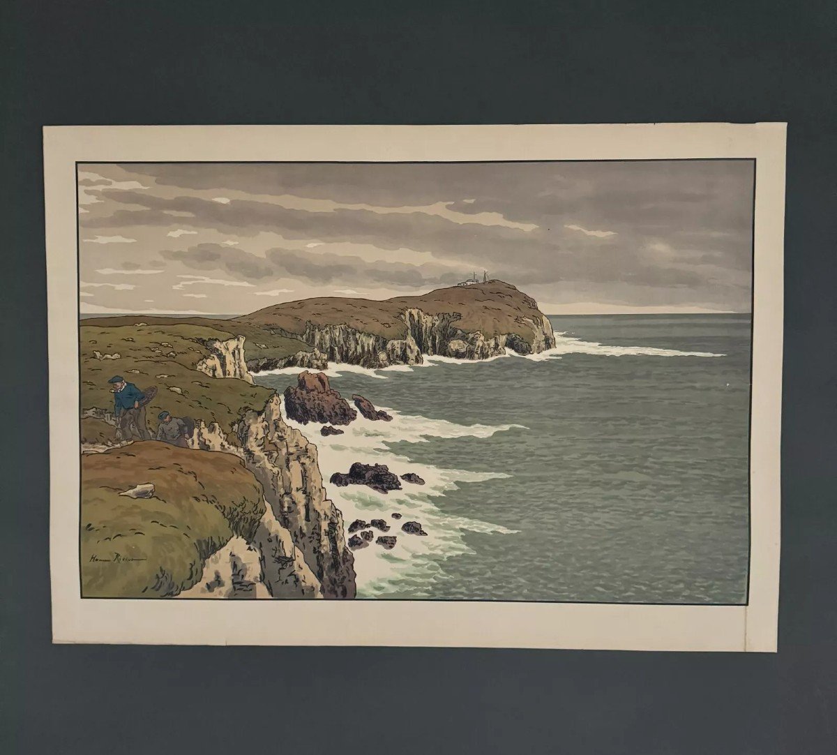 Lithographie par Henri Rivière Les Aspects de la Nature - Le Cap