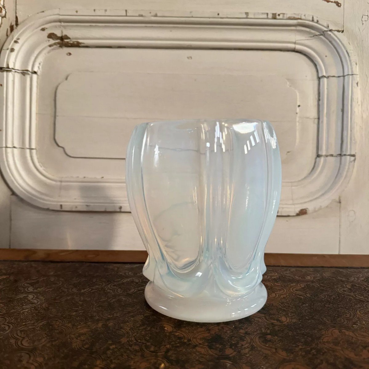 Vase opalescent Verlys 1900 Art Nouveau