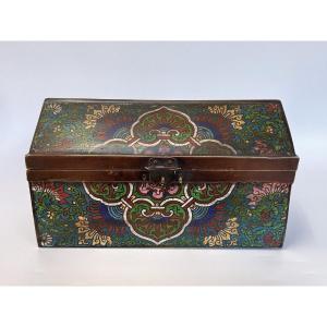 Cloisonné Box China Chinese Signature To Identify 19th Century Rich Decor