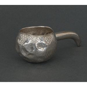 Kovsh Russian Silver Calabash Goblet 1900
