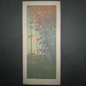 Lithograph By Henri Rivière The Last Rays - The Magic Of Hours