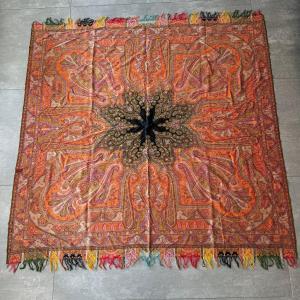 Large Size 19th Century Indian Cashmere Shawl