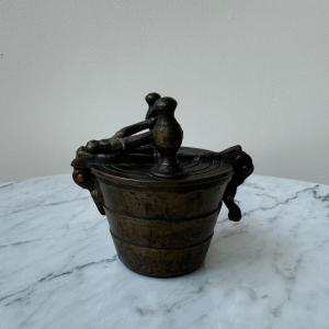 19th Century Bronze Nuremberg Weight Pile