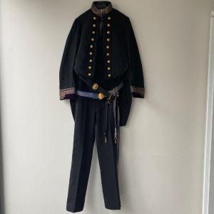 Third Republic Naval Officer's Outfit, Jacket, Trousers, Waistcoat, Belt