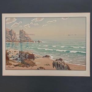 Lithograph By Henri Rivière Aspects Of Nature - The Sea